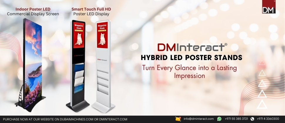 Hybrid LED Poster Stands