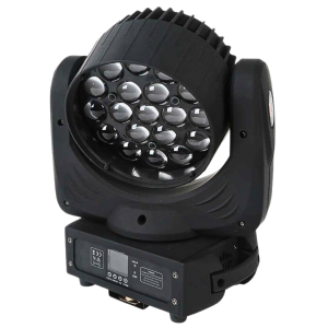 DMInteract DM-MHL19W RGBW Infinite Color Mixture 19pecs x 15W Zoom Moving Head Stage Light