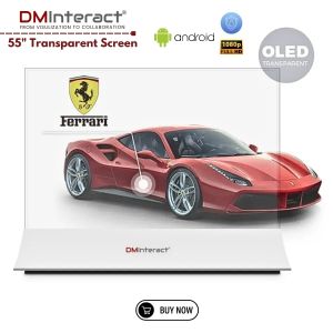 DMInteract 55 Inch Full HD 2GB RAM 16GB ROM With Android OS Transparent OLED Display