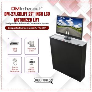 DMInteract DM-27LCDLIFT 27" Inch LCD Motorized Lift Designed For Advanced Conference System (Without Monitor)