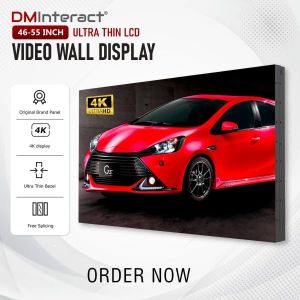 DMInteract US-DM550.88PBH/S 55" 0.88mm Bezel Width 4K Full HD High Resolution Ultra Thin LCD Video Wall Display