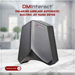 DMInteract DM-AB300 95m/s High Speed Airblade Automatic Electric Jet Hand Dryer