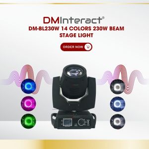 DMInteract DM-BL230W 14 Colors 230W Beam Stage Light