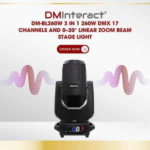 DMInteract DM-BL260W 3in1 260W Beam Stage Light