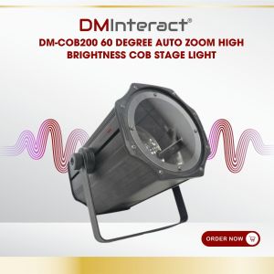 DMInteract DM-COB200 60 Degree Auto Zoom High Brightness COB Stage Light