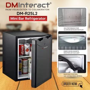 DMInteract DM-R25L2 25 Liters Absorption Cooling Electric Portable Mini Bar Refrigerator