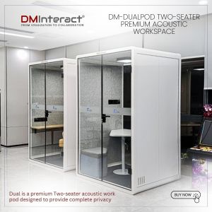 DMInteract DM-DualPod Two-Seater Premium Acoustic Work Space