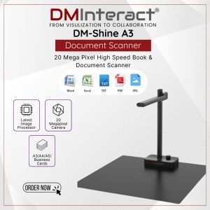 DMInteract DM-ShineA3 Camera 20 Mega Pixels High Speed Book & Document Scanner