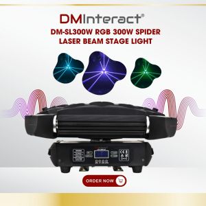 DMInteract DM-SL300W RGB 300W Spider Laser Beam Stage Light