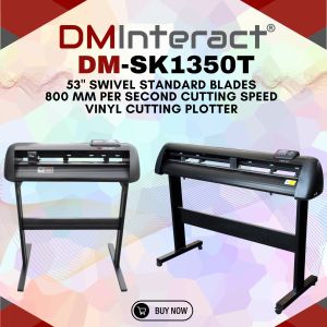 DMInteract DM-SK1350T Swivel Standard Blades With 800 mm per Second Cutting Speed Vinyl Cutting Plotter