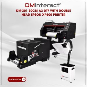 DMInteract DM-301 30CM A3 DTF with Double Head Epson XP600 Printer 
