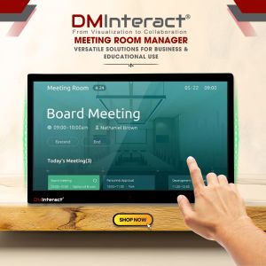 DMInteract DM-101TWM Wall Mount 10.1" Touch LED Meeting Room Manager (RK3288, 2GB, 16GB Android System)
