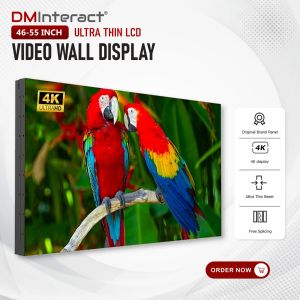 DMInteract US-DM551.8PBH/S 55" 1.8mm Bezel Width 4K Full HD High Resolution Ultra Thin LCD Video Wall Display